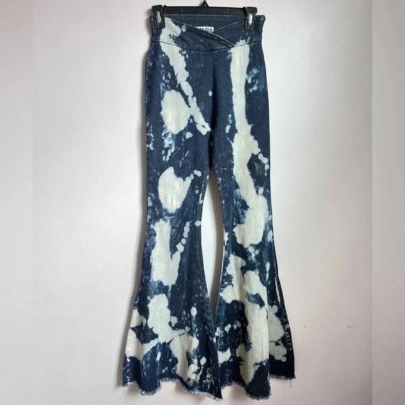 I AM GIA Bleached Bell Bottoms Flared Jeans - Picture 2 of 11